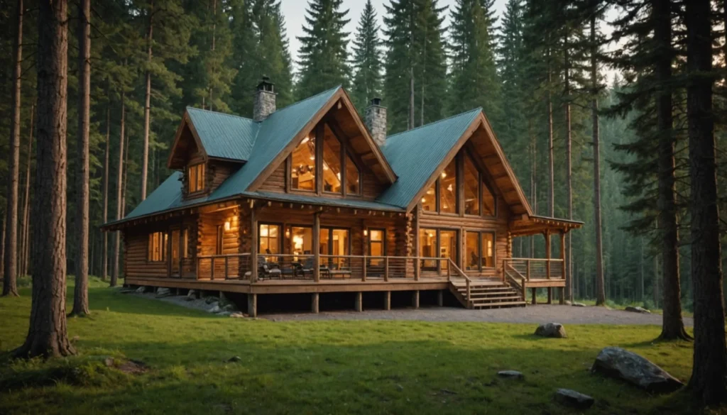 cabanes en bois