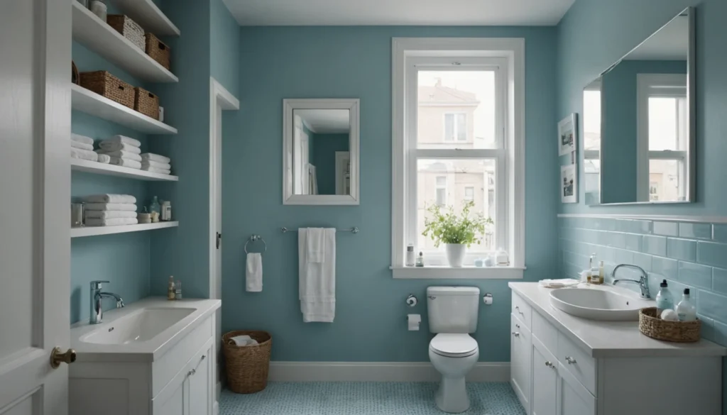 agrandir visuellement une petite salle de bain