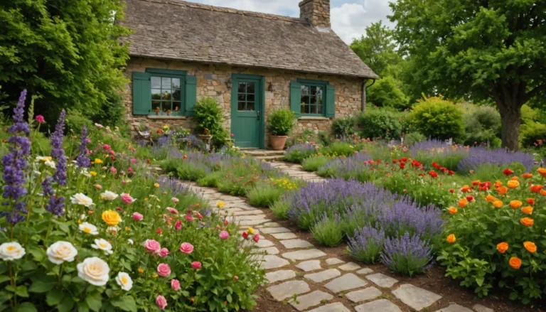 plan pour jardin de cottage