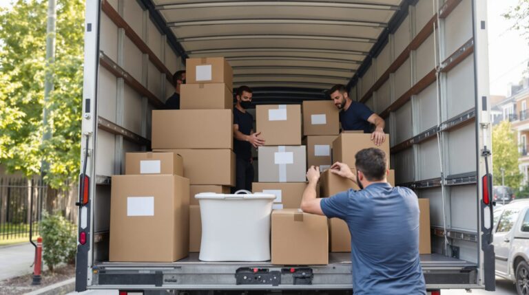comment charger un camion de déménagement