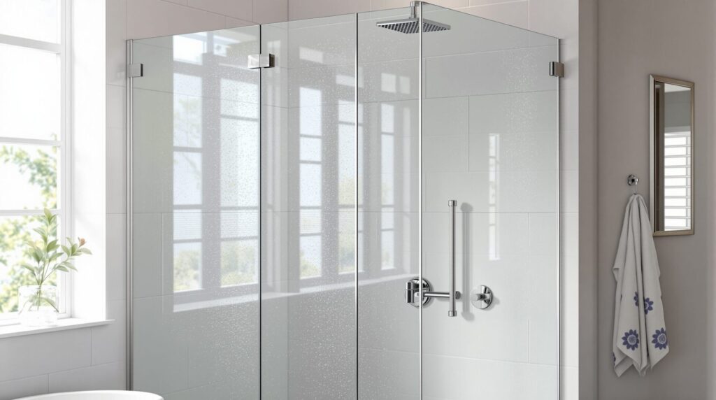 douche vitrée