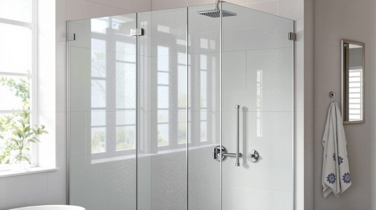 douche vitrée