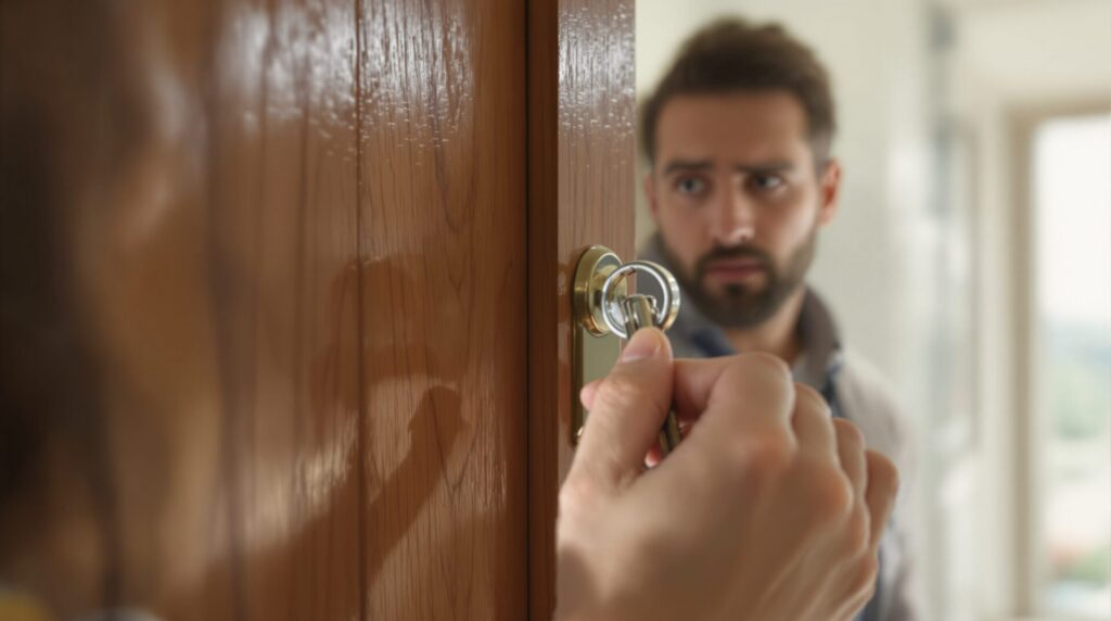 clé bloquée dans serrure