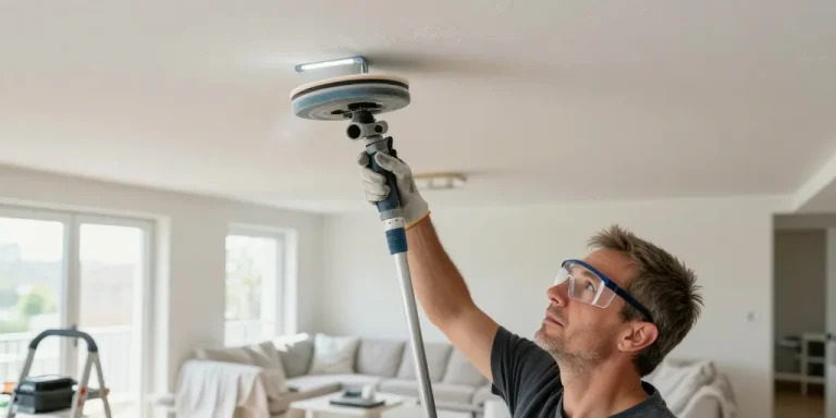 comment poncer un plafond déjà peint