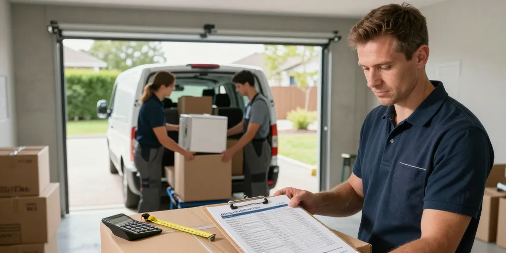 tarif pour vider un garage